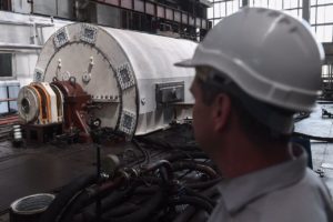 Генератор на испытательной станции